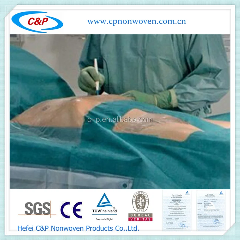 Cardiology Drapes Set With CE and ISO Certification