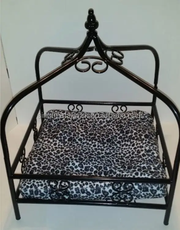 
New custom design metal frame pet bed wrought iron cheap dog bed 