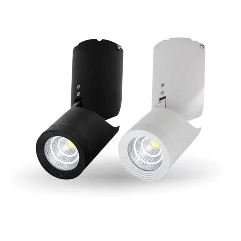 2 years warranty 10w 220v aluminium surface mounted adjustable led ceiling spot light