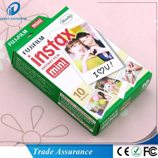 
10 листов/пакет Fujifilm Instax Mini пленка 3 дюймов белый фильм 