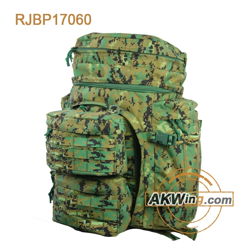 Digital Woodland Military Backpack Brunei Land Forces Army Molle Bag Personal Loading Carrying Equipment Military Assault Pack