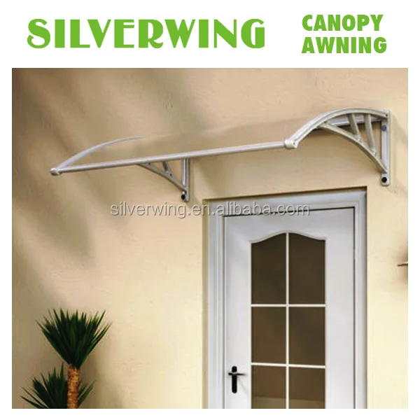 European style plastic waterproof rain cover door canopy material for window awnings