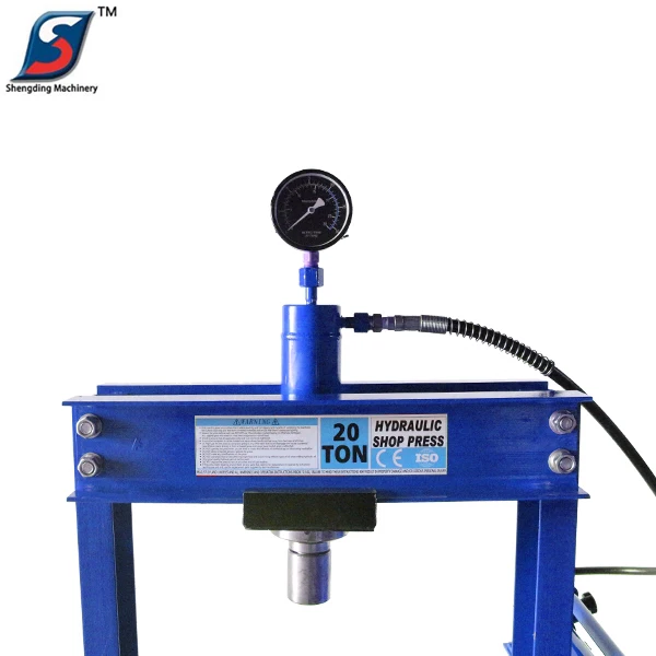 20ton pedal pump hydraulic shop press with CE