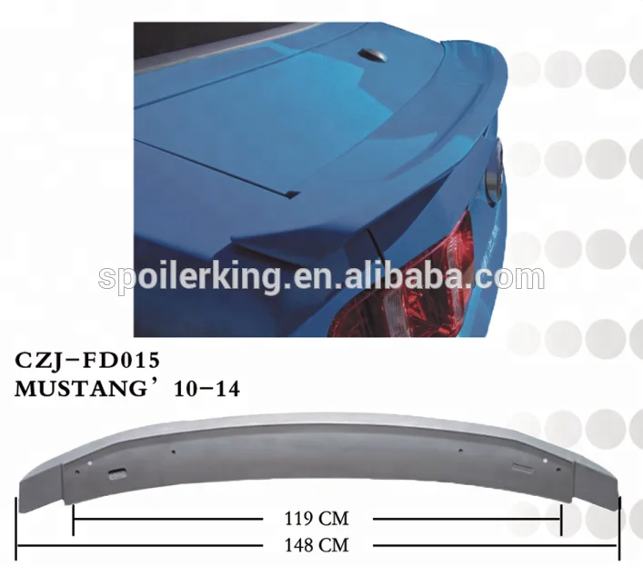 car REAR wrc SPOILER FOR ford MUSTANG 2010-2014