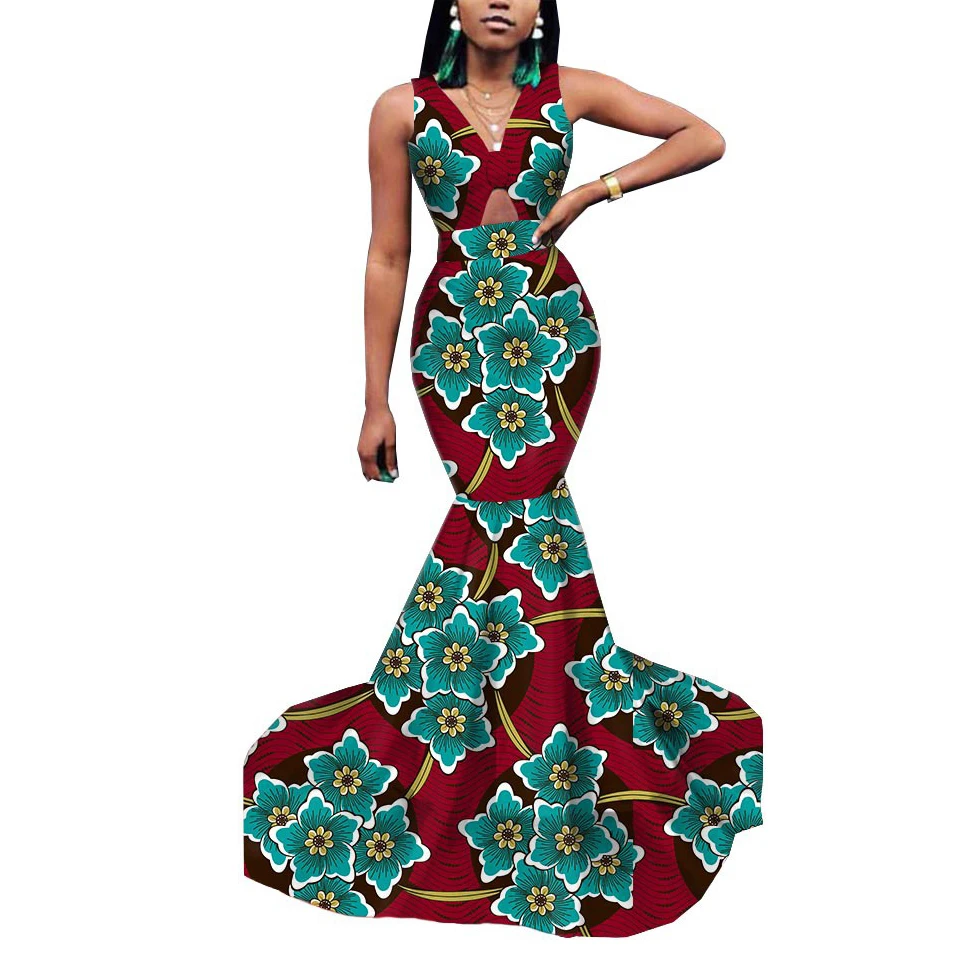 Африканская Летняя женская одежда, вечернее платье на заказ