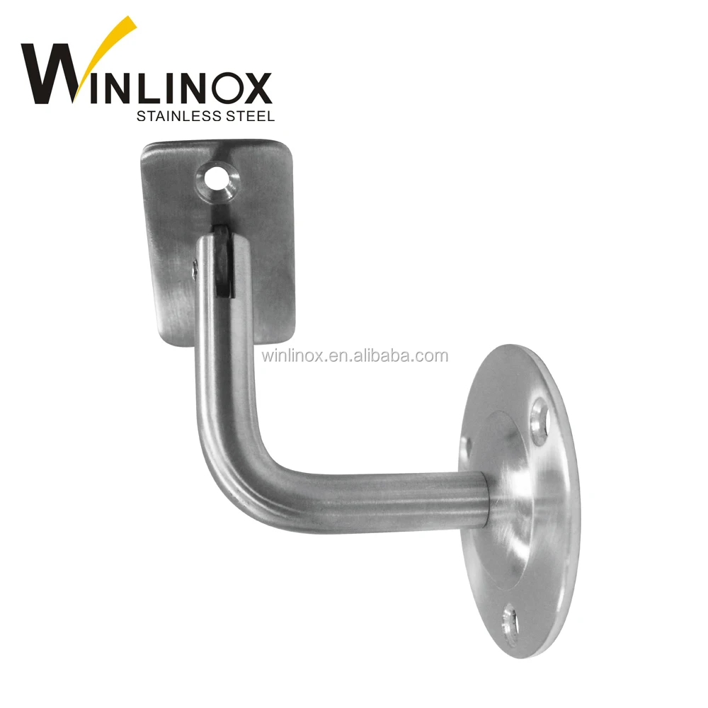 Inox glass balcony railing 45 angle bracket for fixing
