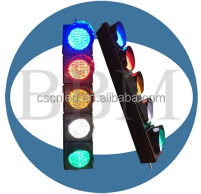 High brightness 5 colors 100mm traffic lights