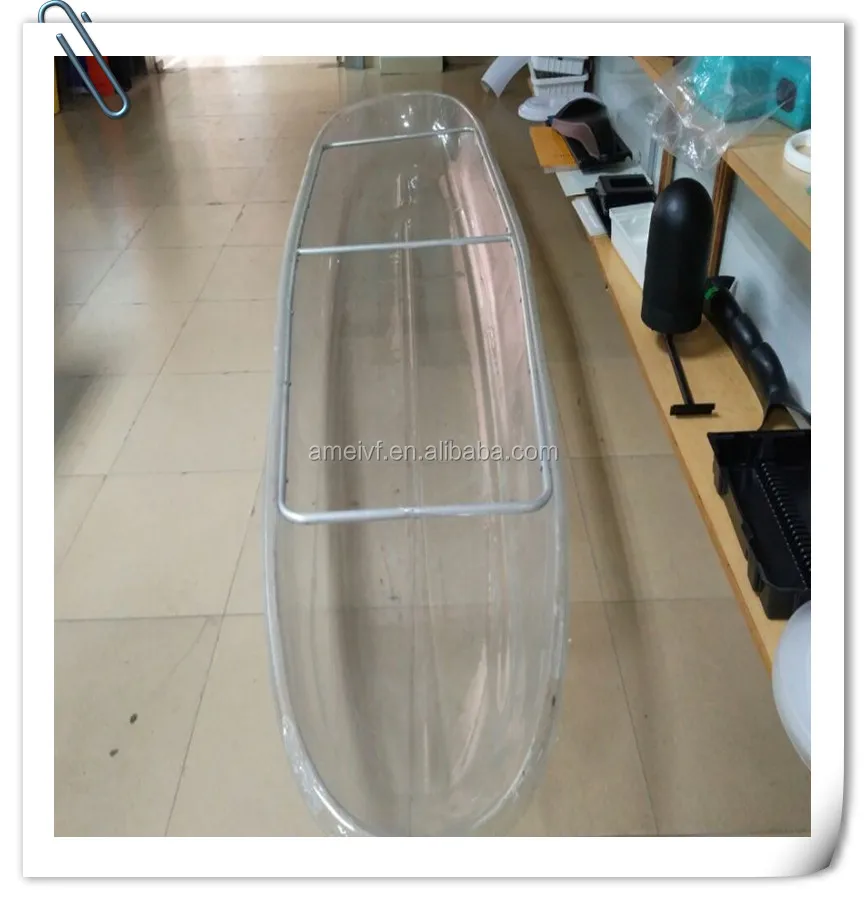 
OEM vacuum forming PC plastic transparent leisure boat, fishing boat for sale 