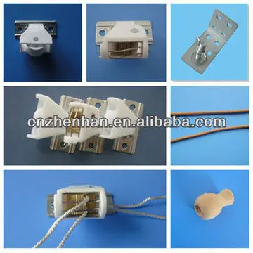 Bamboo blind cord lock and pulley setcurtain accessories  blind parts,bamboo blind fittings