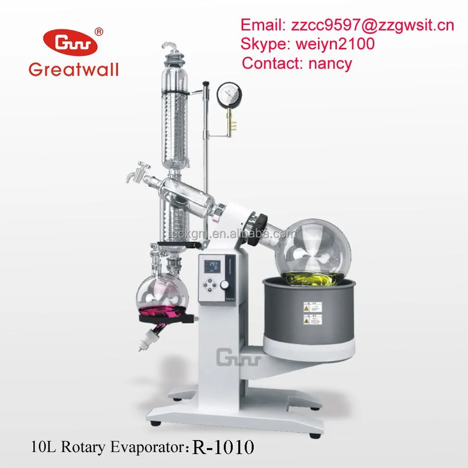 10L вакуумная перегонка испаритель цена китай поставщиком