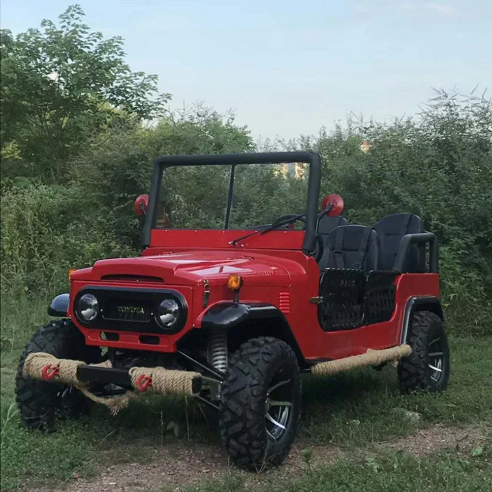 
New four-wheel drive fully enclosed mountain beach car ATV adult shaft drive utv 