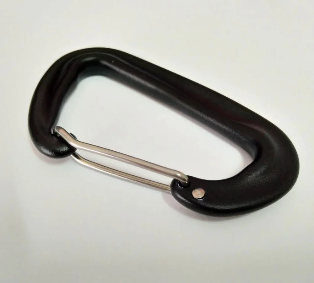 BT-A1303U 7075 oxdoized Карабин Кемпинг Алюминия D образный крюк с защелкой Крюк карабина 5KN алюминиевый крючок