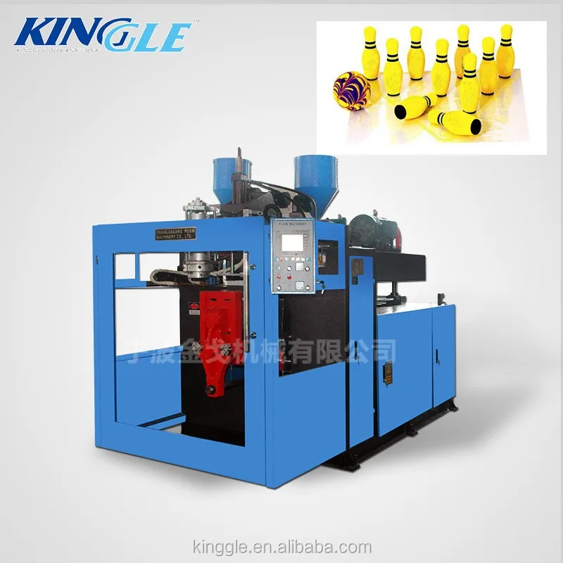 Double die head for blowing machine