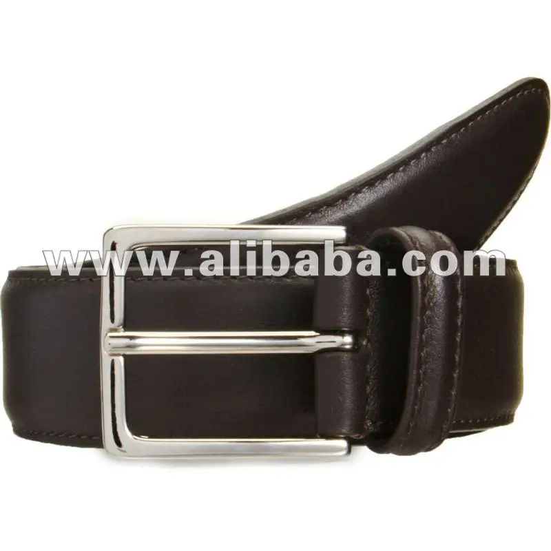 Кожаные ремни с прострочкой