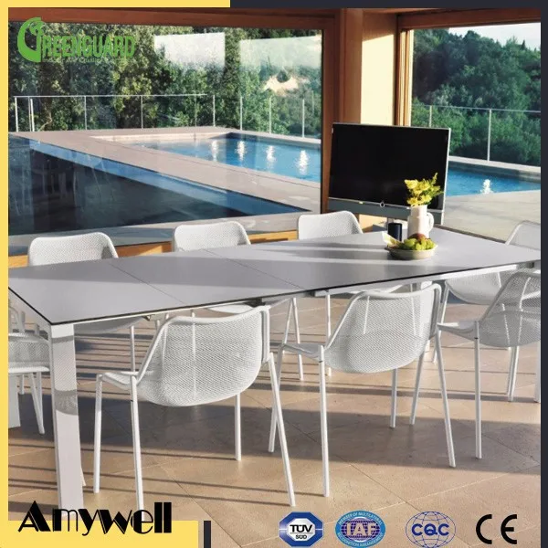 Amywell 2-12mm Restaurant HPL compact laminate waterproof outdoor table tops