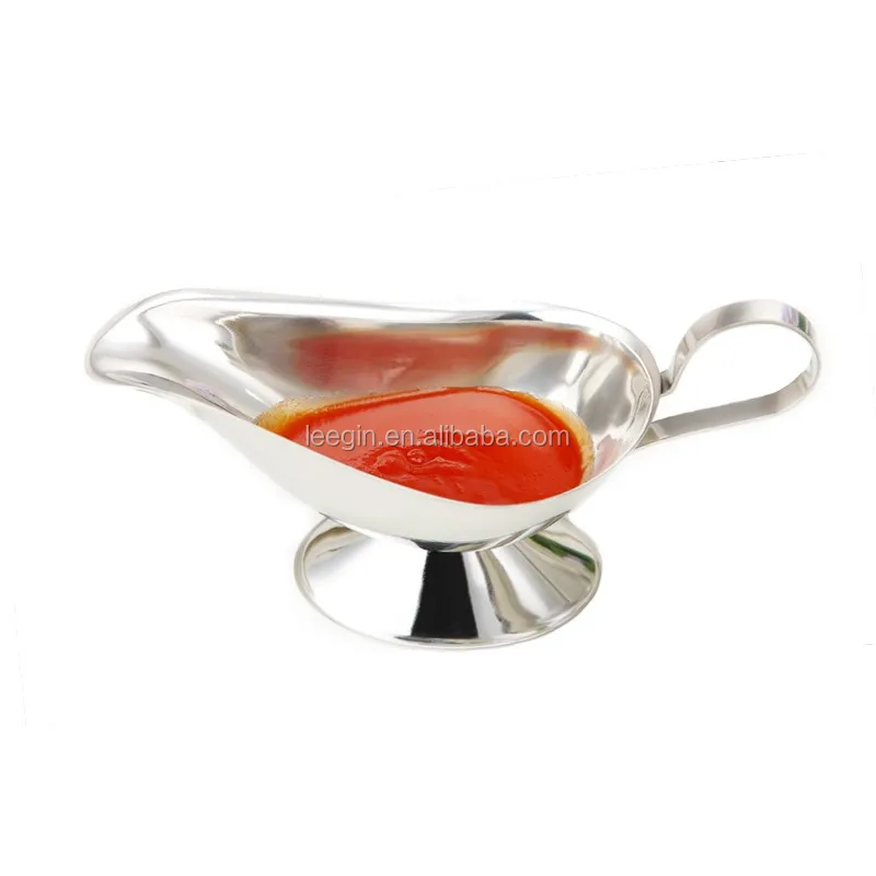 Factory Price Low MOQ 3oz 5oz 8oz 10oz Stainless Steel Gravy Boat