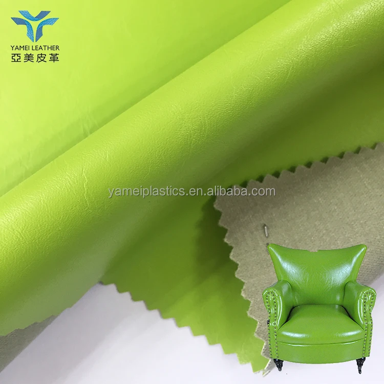 glossy sofa pu leather for furniture upholstery