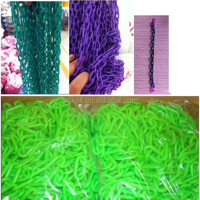 Green Fluorescent Chain Red Plastic For Traffic