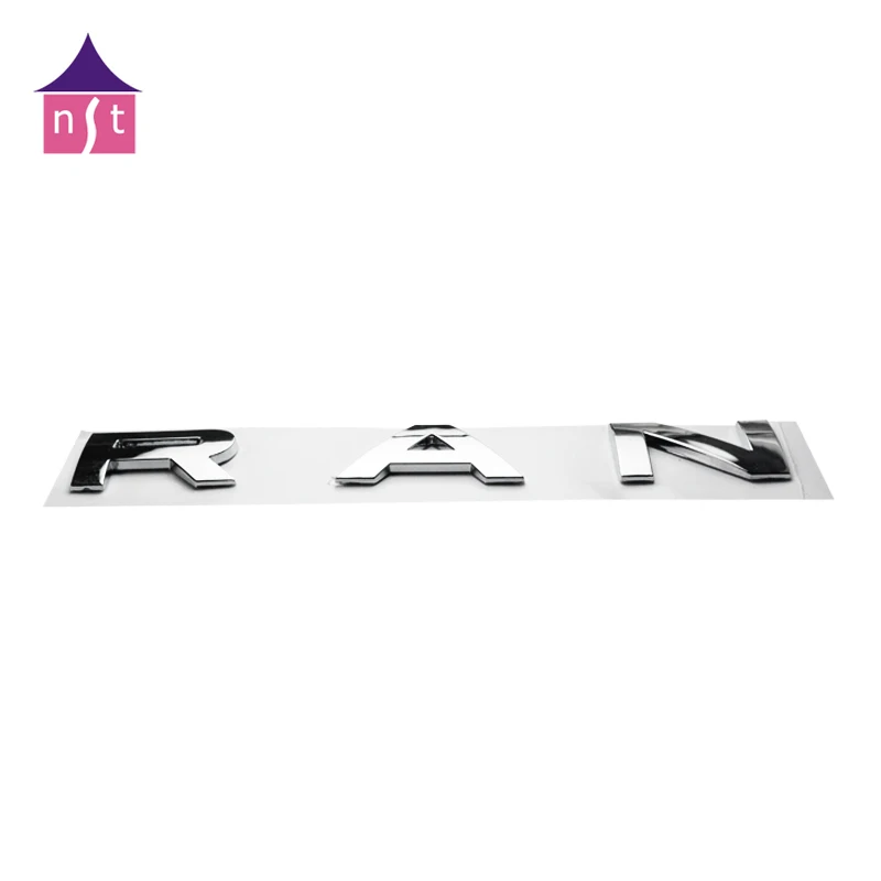 ABS 3D car emblem car body abs sticker emblem automotive electroplated logo 3d plastic nameplate car