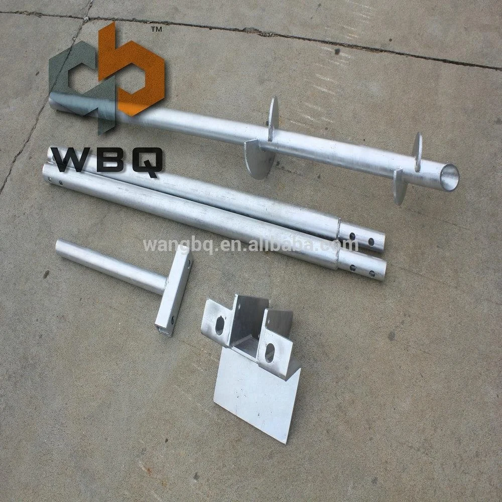 WBQ DD Hot Dip Galvanized Ground Anchor Helical Screw Piles