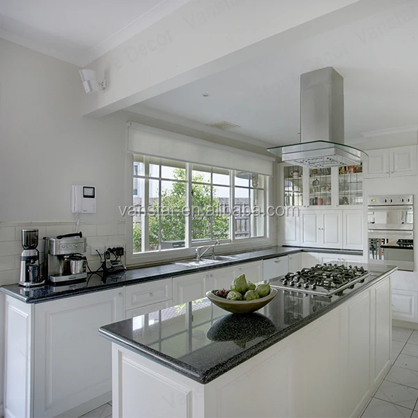 White And Black Granite Countertops For Kitchen Room