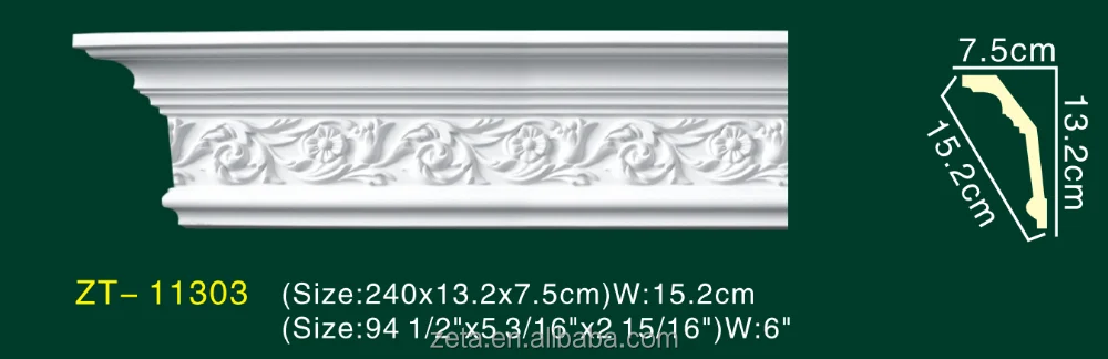 
Modern ceiling design foam cornice molds for plaster cornice mould to make gypsum cornice 
