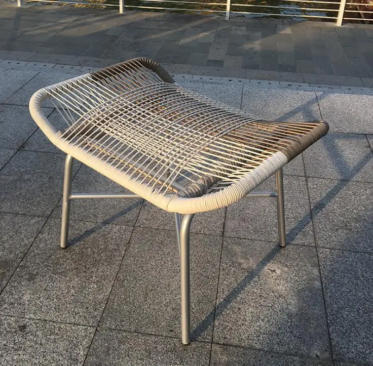 Outdoor Garden Coffee Set Rattan Wicker Lounge Chair Garden Chair