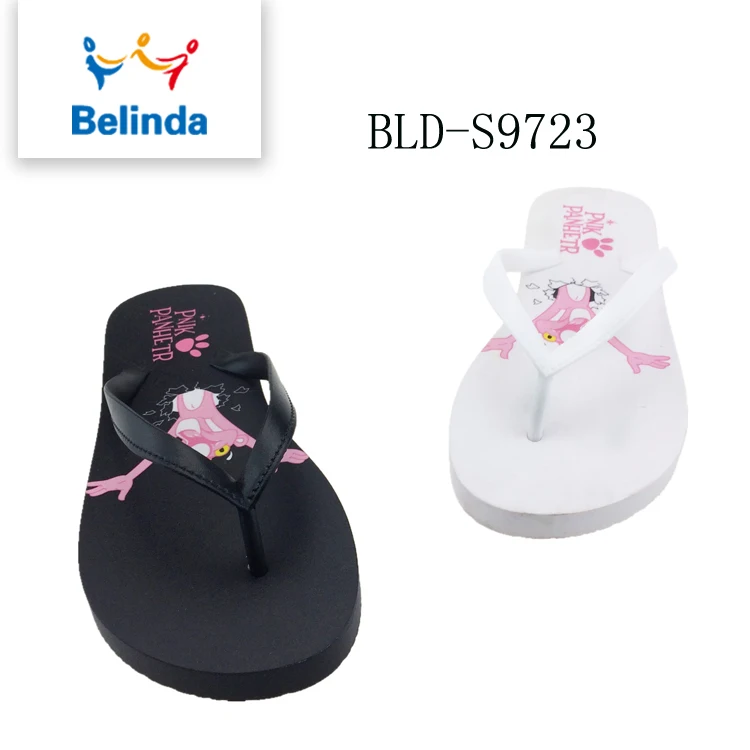 Оптовая продажа черные и белые шлепанцы тапочки для леди