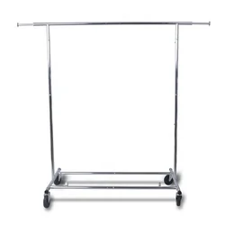 Metal chrome plating adjustable moving BSCI laundry drying clothes rack