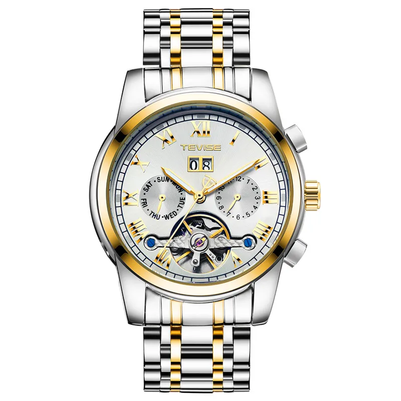 Chinese Tevise custom logo mechanical automatic original watches