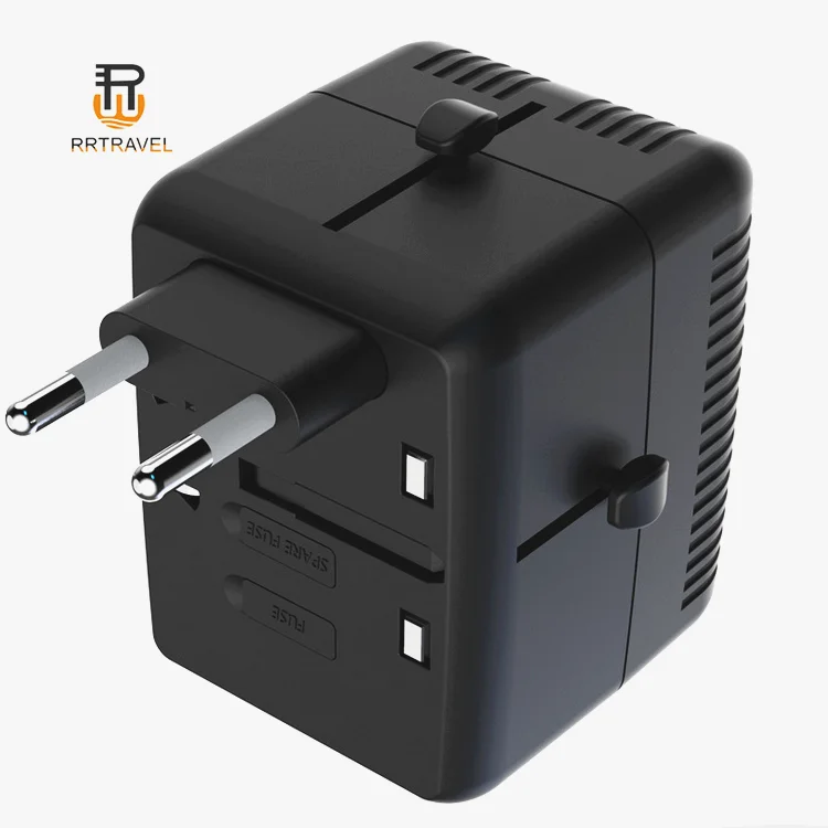 
Universal Travel USB Power Adapter With 4 Plugs All in One for US UK AUS 