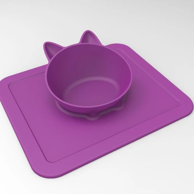 2021 новая миска для воды для домашних животных с силиконовым ковриком, миска для кормления