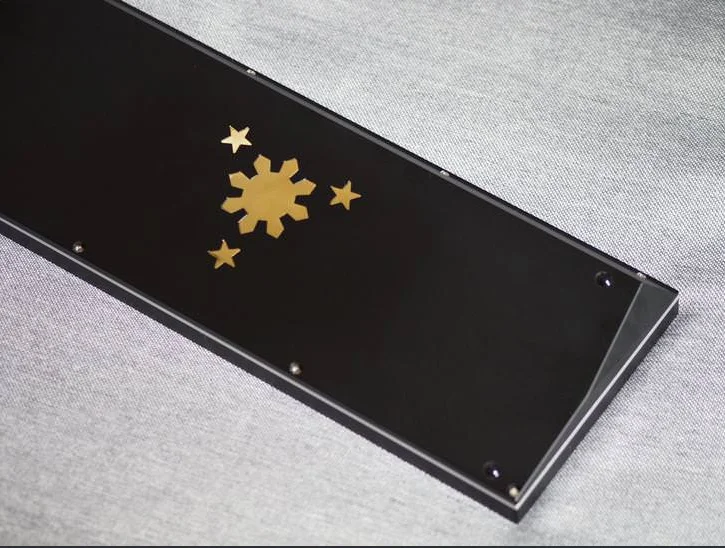 Dadesin OEM 60 75 76 60% aluminum custom keyboard cnc prototype milling aluminum mechanical gaming keyboards case kit