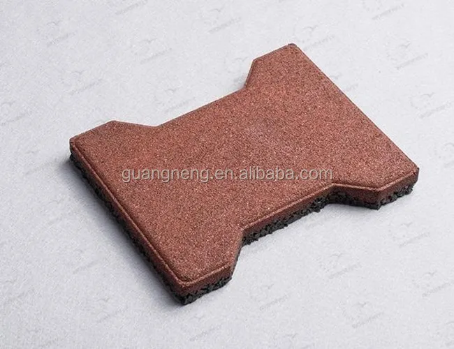 Factory Low price Driveway Granulated Colorful sidewalk interlocking rubber paver tile