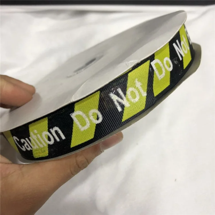 Clothes and bag used woven custom printed nylon belts satin ribbon bow waterproof webbing for garden