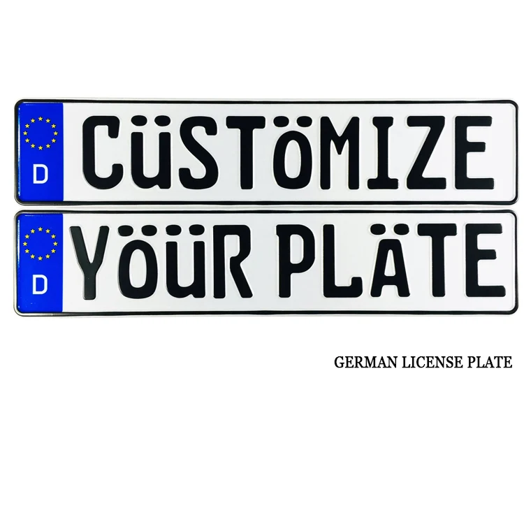 Высококачественный алюминиевый мотоцикл, новый индивидуальный Европейский номерной знак