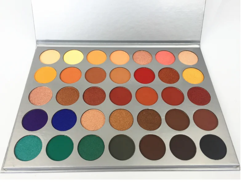 
2018High pigment private label eyeshadow palette makeup cosmetic without logo no name 