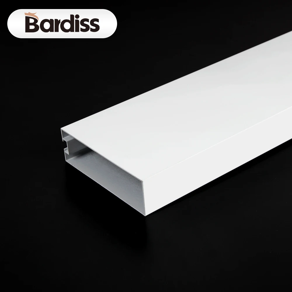 U shape decorative aluminum tube suspended ceiling white aluminium baffle ceiling