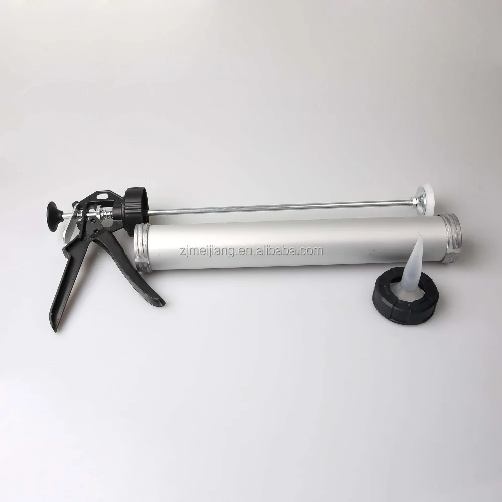 popular 600ml aluminum tube sausage sealant caulking gun