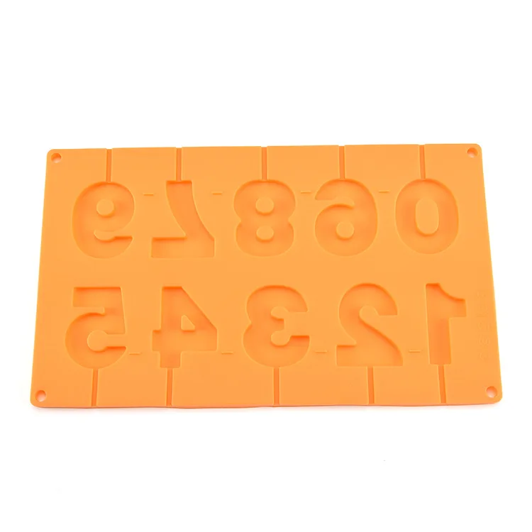ABC 0-9 numbers molde de silicone de chocolate mold alphabet letter molds silicone