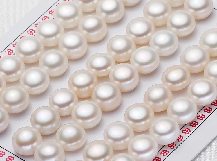 half drilled 3A grade genuine cultured wholesale freshwater pearl natural loose pearls