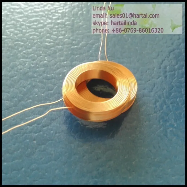 strong production capacity inductive loops air cored induction coil high Q self-bonding vending machine winding coil