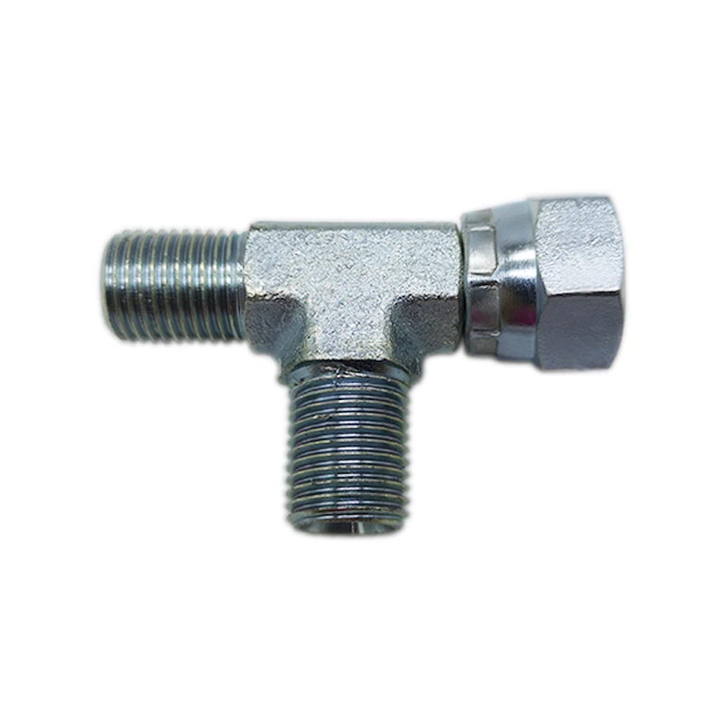 METRIC MALE 24 degree SEAT H.T. hydraulic tee adapter fittings