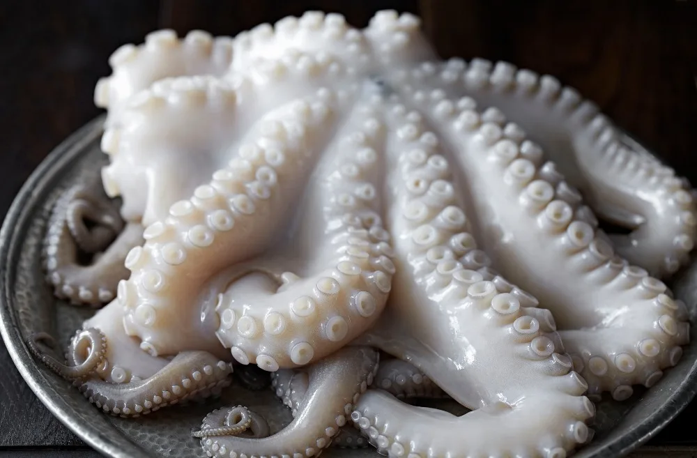 China Manufacturer Frozen Seasoned Cut Baby Octopus