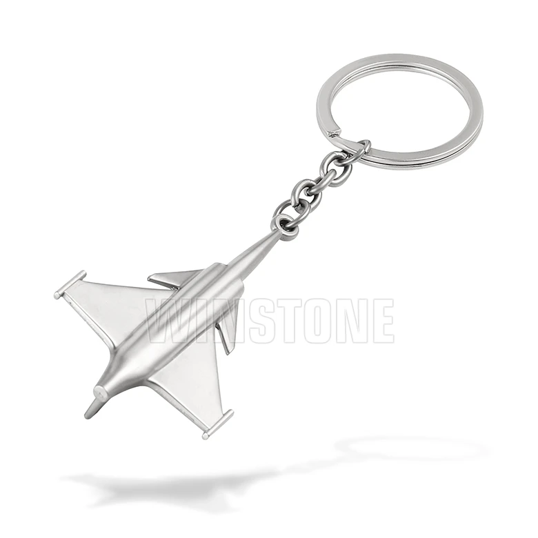 3D Model Keychain Fighter Jet Aircraft Metal Model For Business Gift
