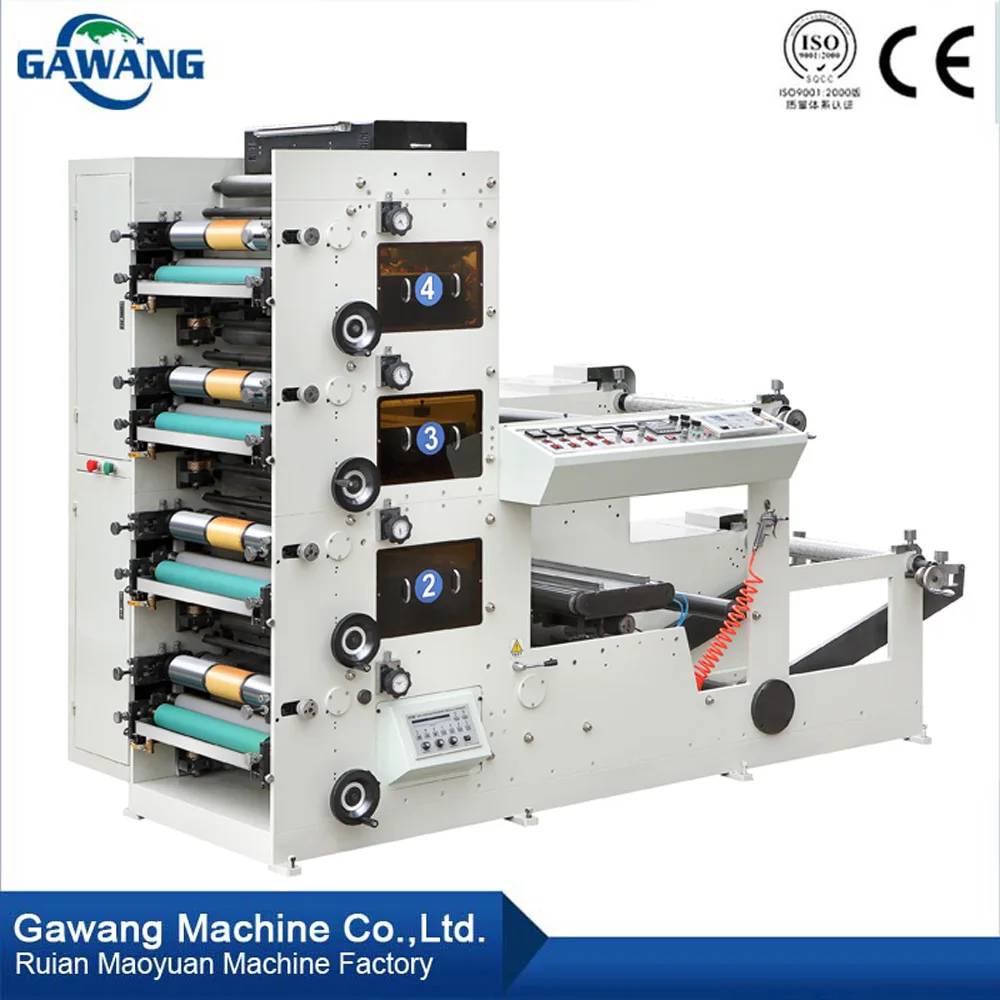 Convenient Installation Aluminum Foil Label Flexo Printing Machine