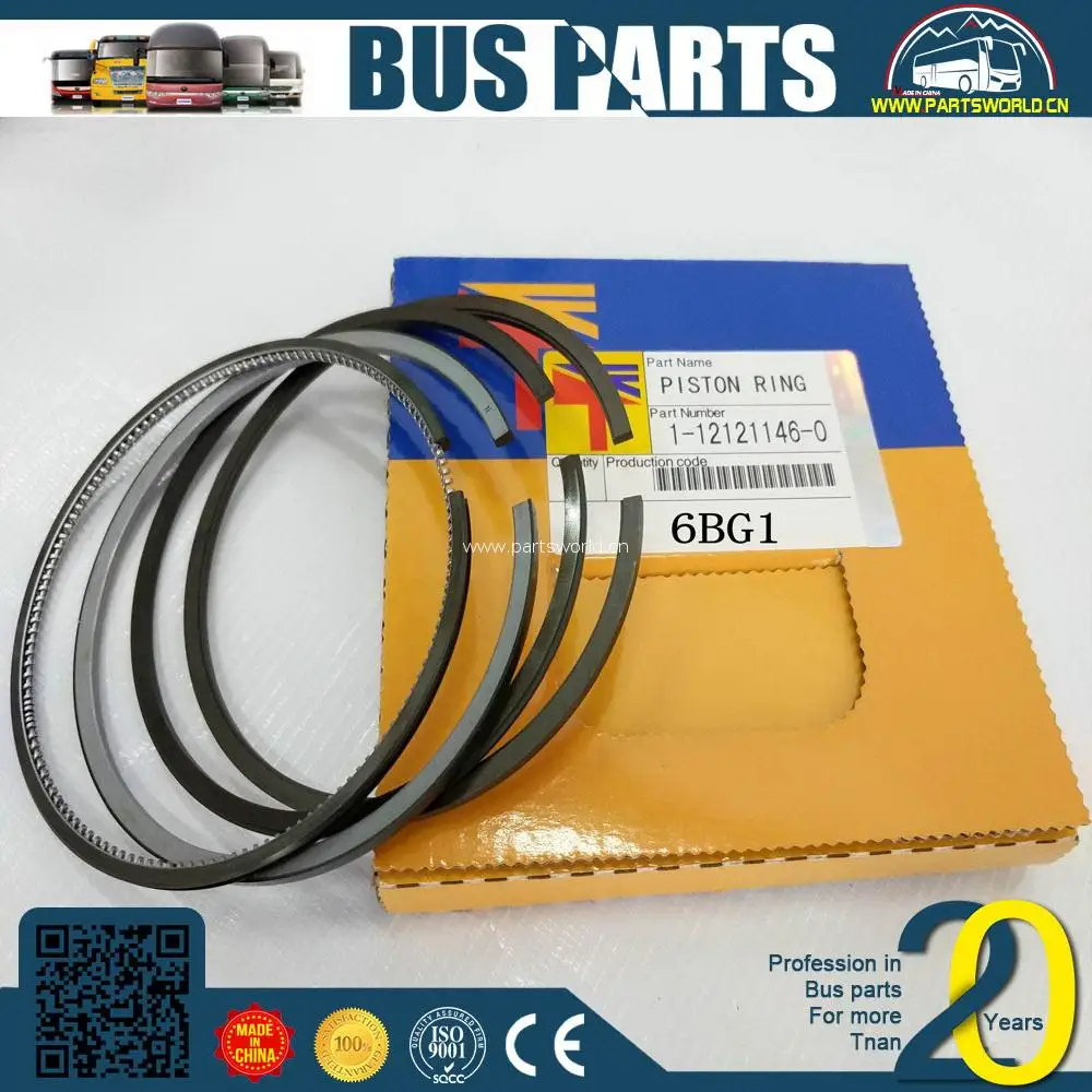 YUTONG, top quality cheap price engine piston ring higer bus spear parts