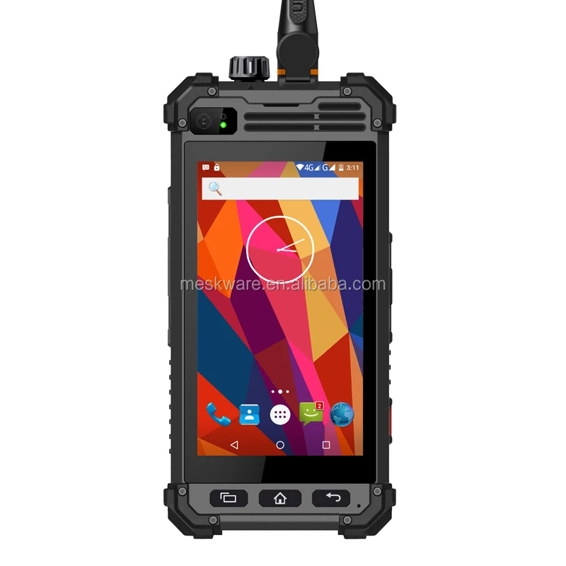 Industrial MTK6735 quad core android 6.0 rugged smartphone 4g dmr analog walkie talkie android