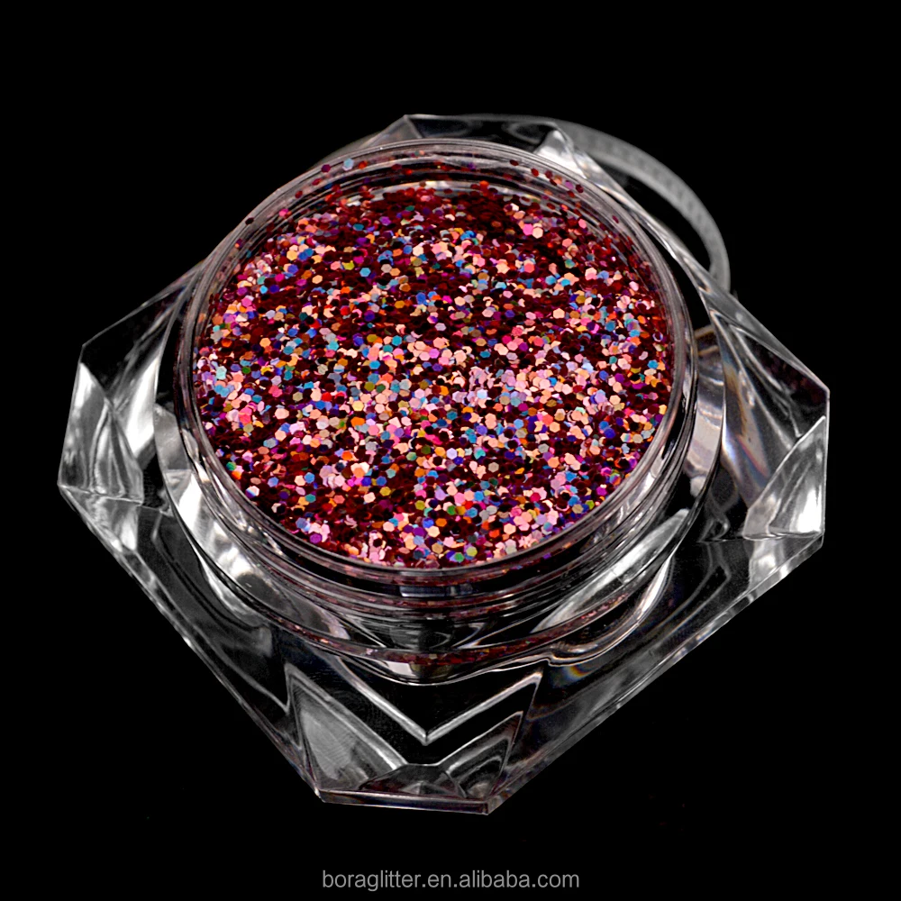 Chunky Glitter Wholesale Metal flake powder paint automotive dip pigment glitters for Christmas Halloween Holiday decoration