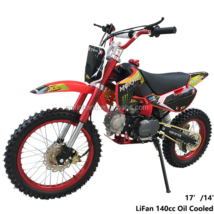 CE Approved Lifan 140cc Kick Starting Manual Clutch Oil Cooled Racing Dirt Pit Bike